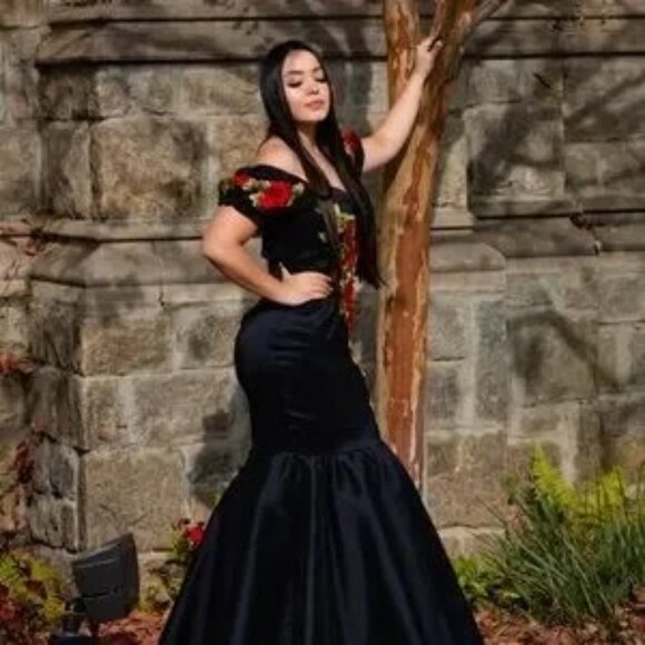 Taffeta fabric with zipper  Sexy Dress - Picture 2 of 3